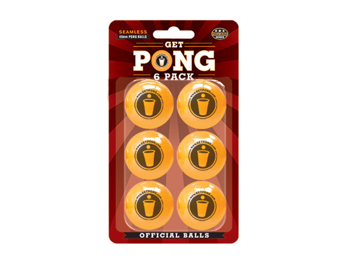 6 Pack of Beer Pong Balls