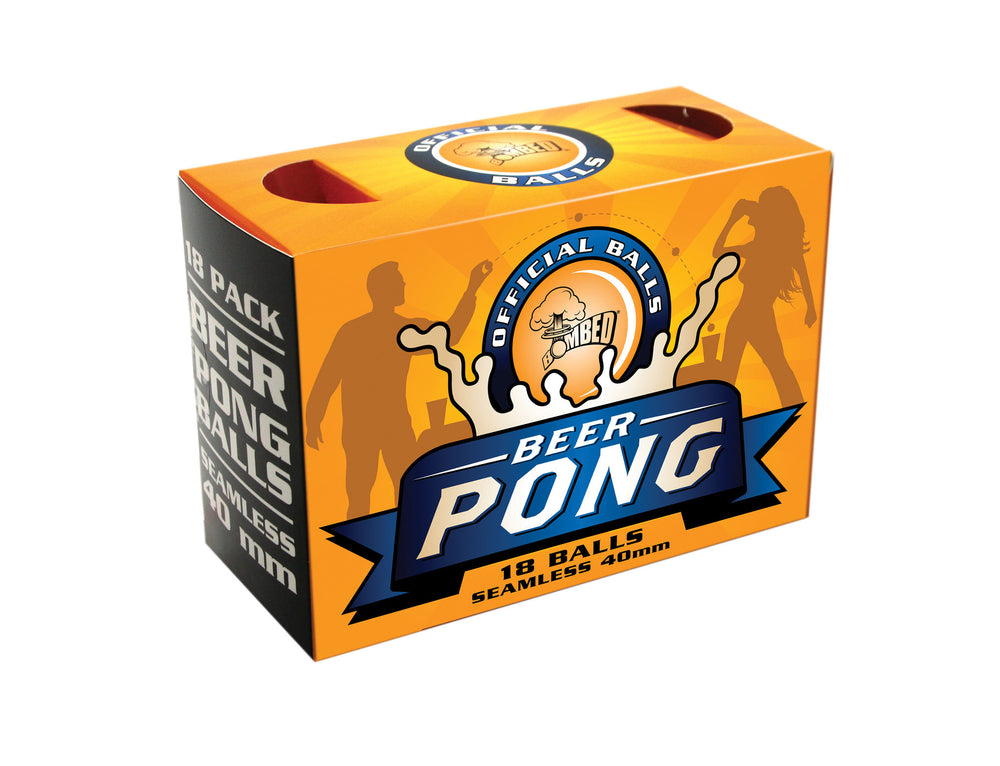 Original Beer Pong Kit Officiel, Pack Gobelets + Balles de Beer Pong, Qualité Premium, 22 Cups (11 Red & 11 Blue), 4 Balles, Réutilisables