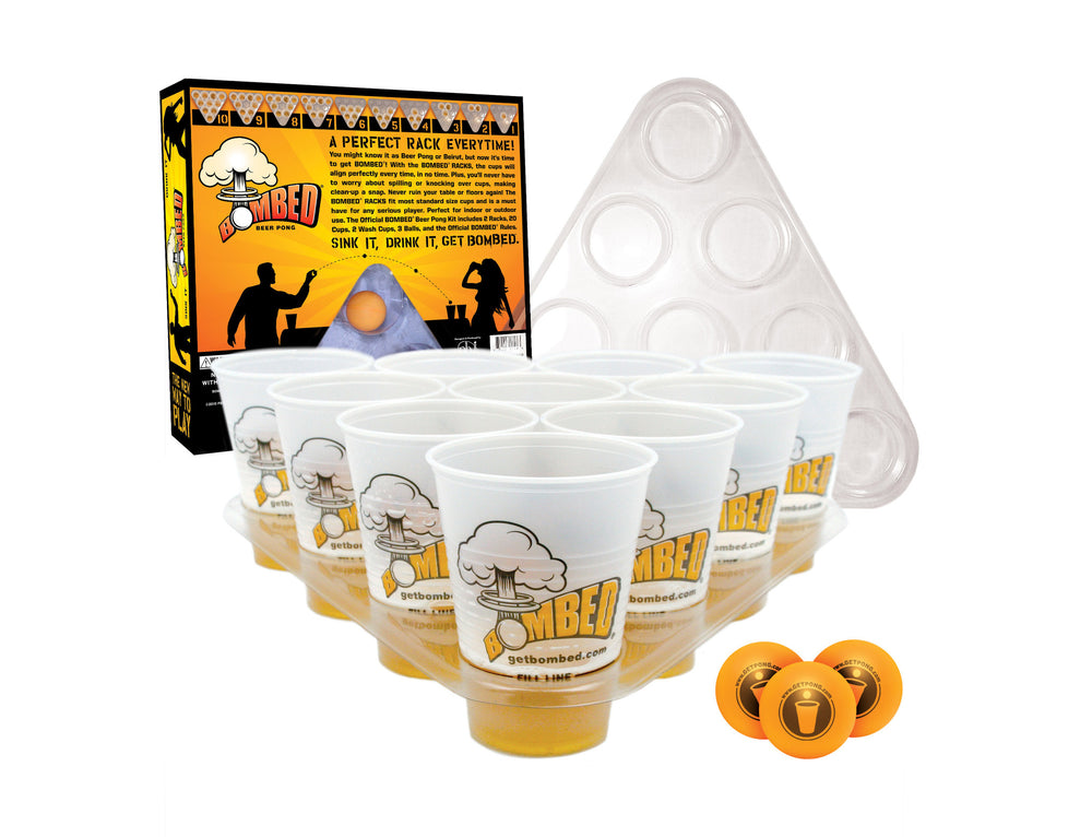 Beerpong - 50 pièces Red Cups Inc. 3 Balls - Jeu à boire Beer Pong - Jeu  d'action Beer